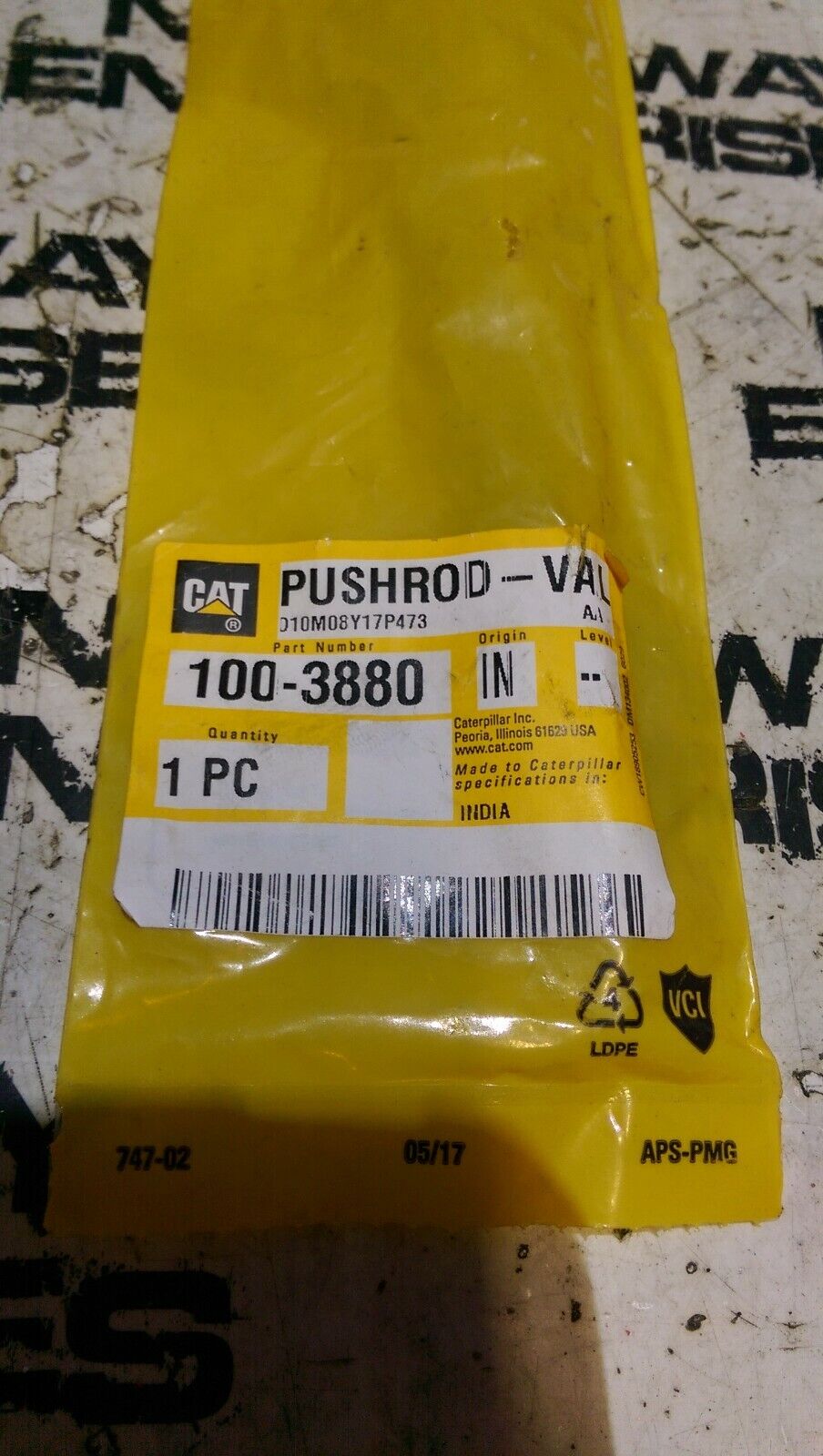 CATERPILLAR 100-3880 PUSHROD