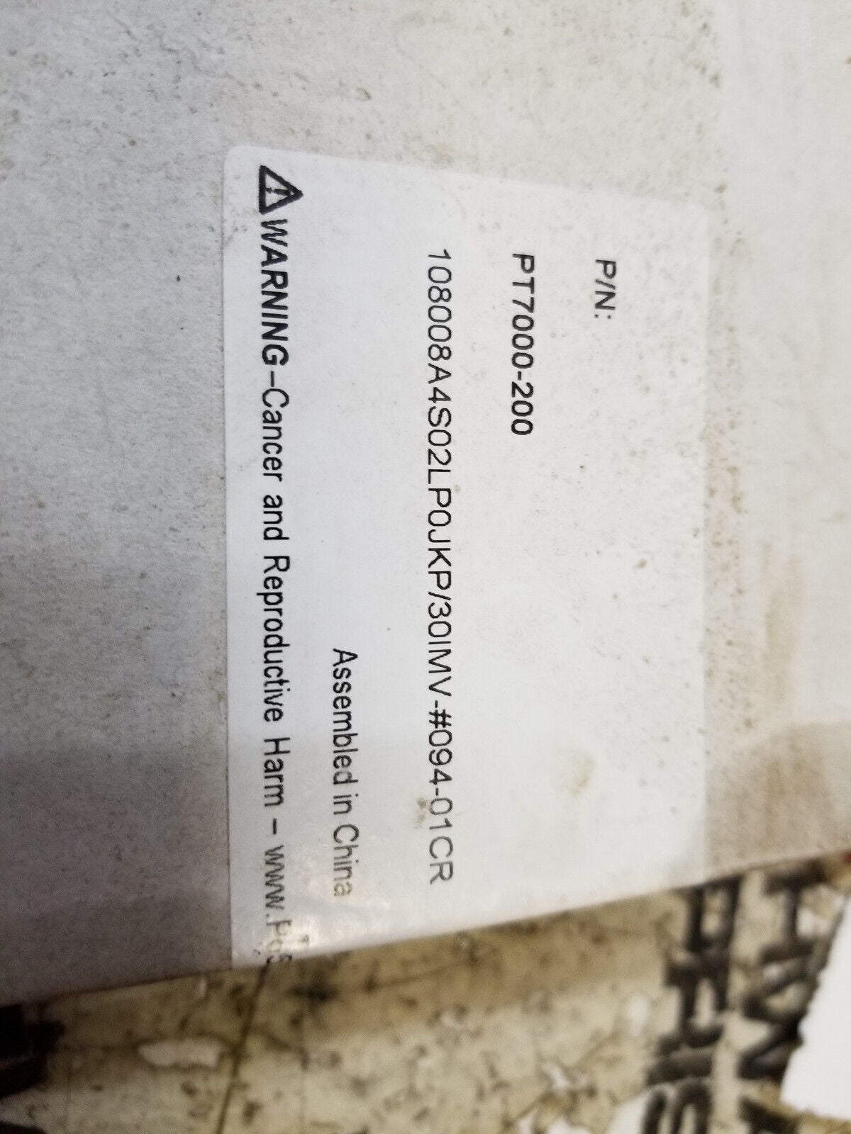 VACUWORX PT7000-200 PRESSURE GAUGE