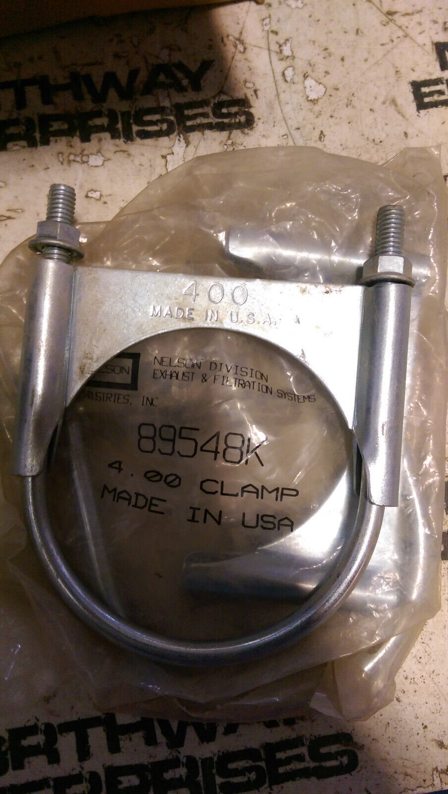 NELSON INDUSTRIES 89548K 4.00 CLAMP KIT