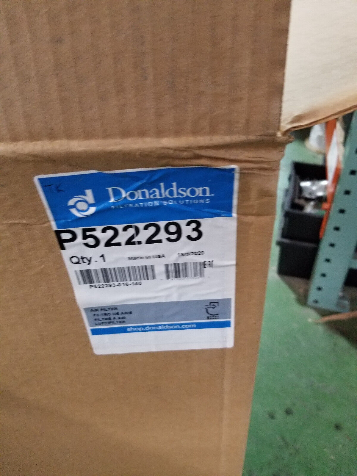 DONALDSON P522293 AIR FILTER