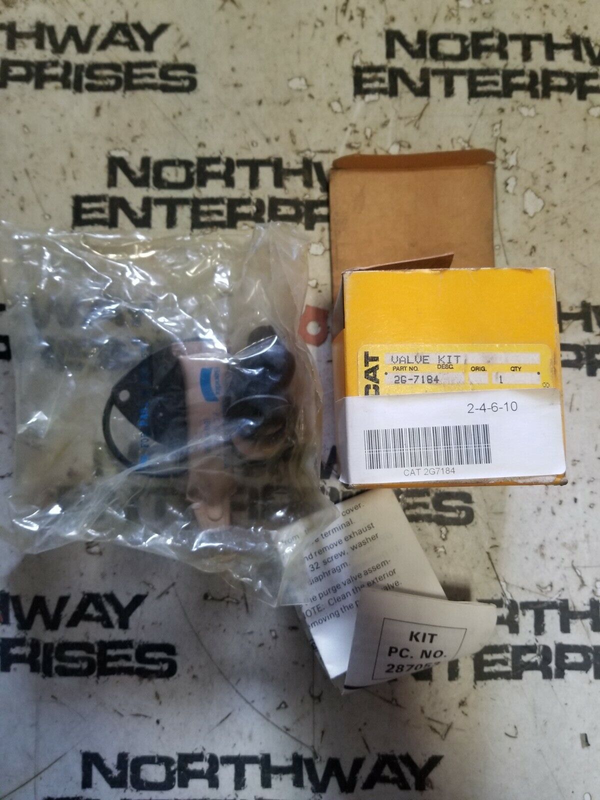 2G-7184 CATERPILLAR VALVE KT-PURGE