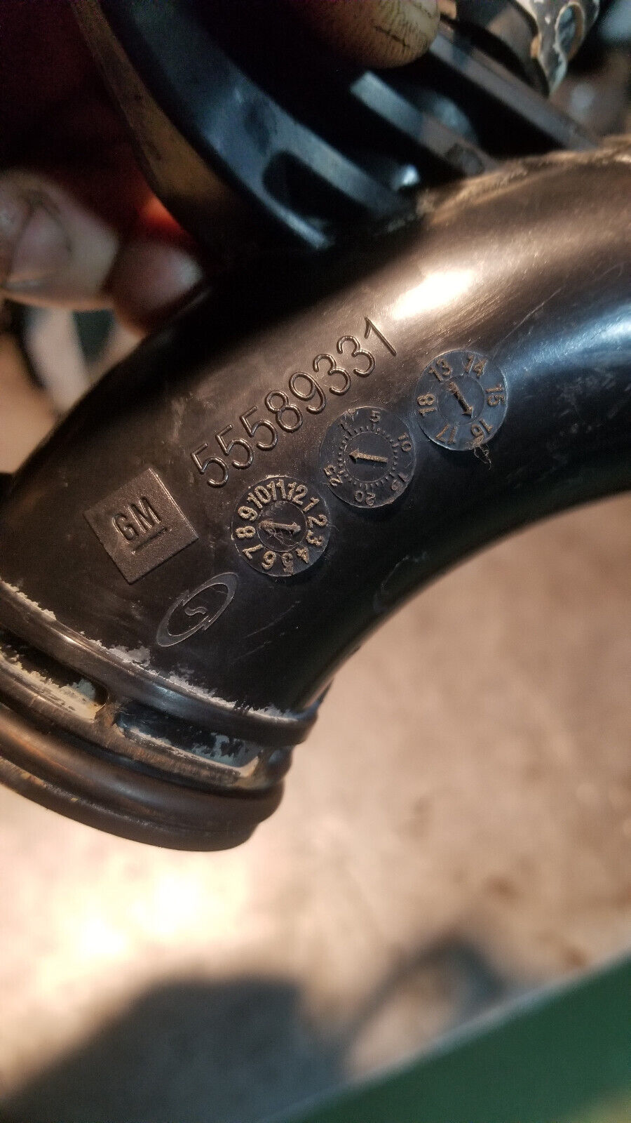 2.8L DURAMAX LWN WATER PUMP INLET PIPE