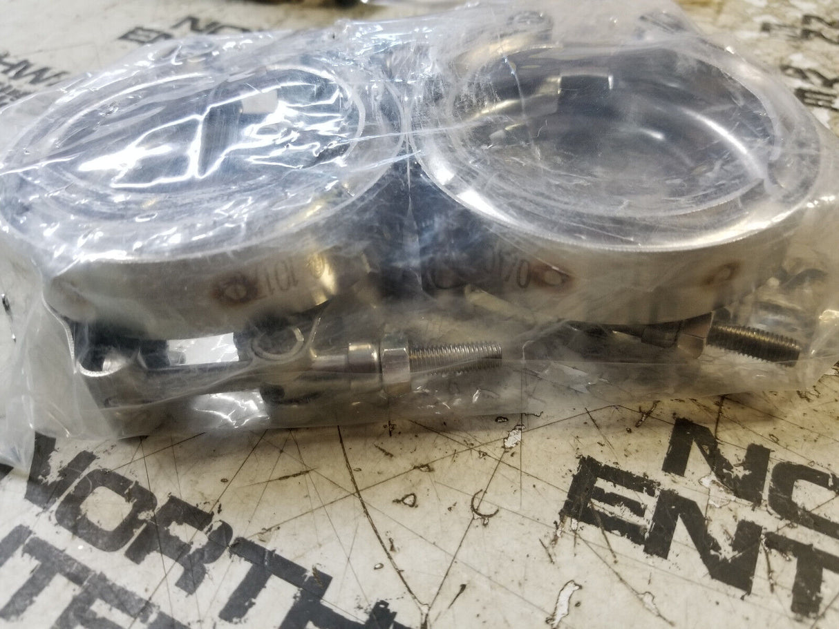 LOT OF 4PC 9N-5085 CAT 80.80mm Minimum Internal Diameter Band V Clamp