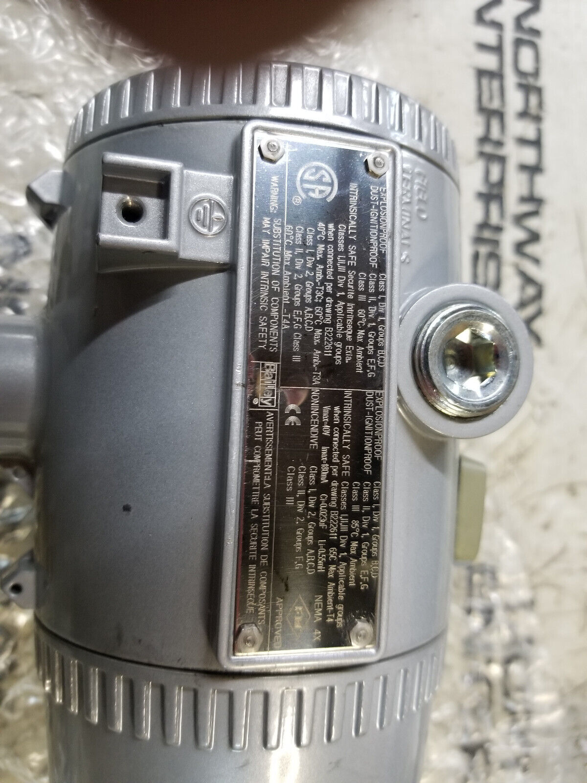 Bailey Fischer PTSDDF1221B21A0 Differenial CAL 0-75 PSI