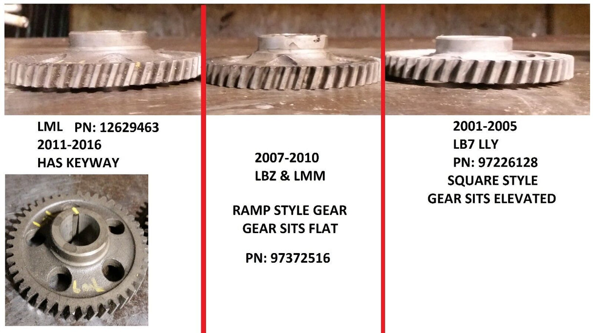 11-15 2011-2015 6.6L DURAMAX CP4 INJECTION PUMP GEAR 12629463 LML