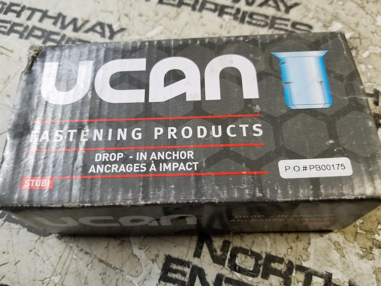 BOX OF 100PC - UCAN DIS 3812 Drop-In Anchor 3/8 Mini