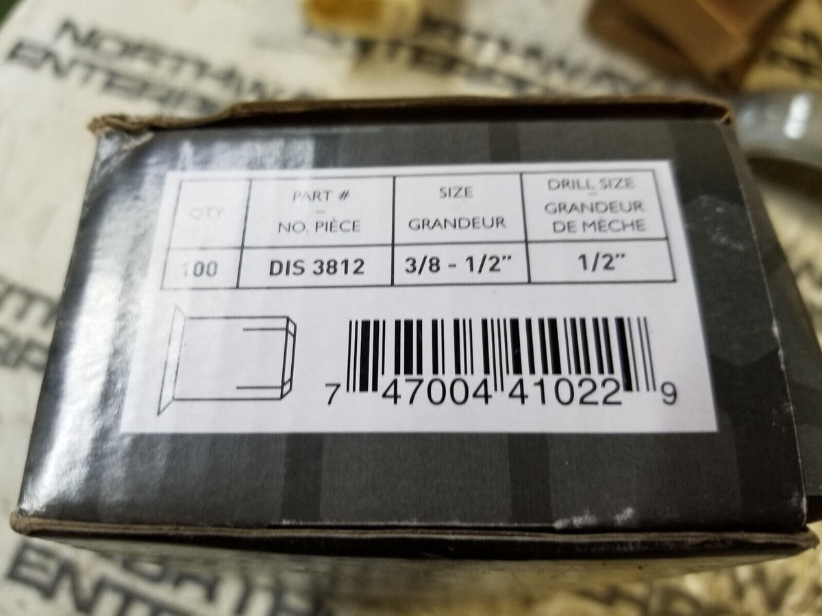 BOX OF 100PC - UCAN DIS 3812 Drop-In Anchor 3/8 Mini