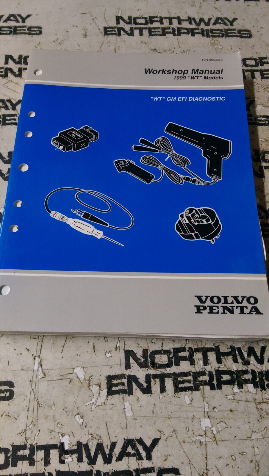 1999 Volvo Penta "WT" GM EFI Diagnostic Models OEM Workshop Manual P/N 3850078