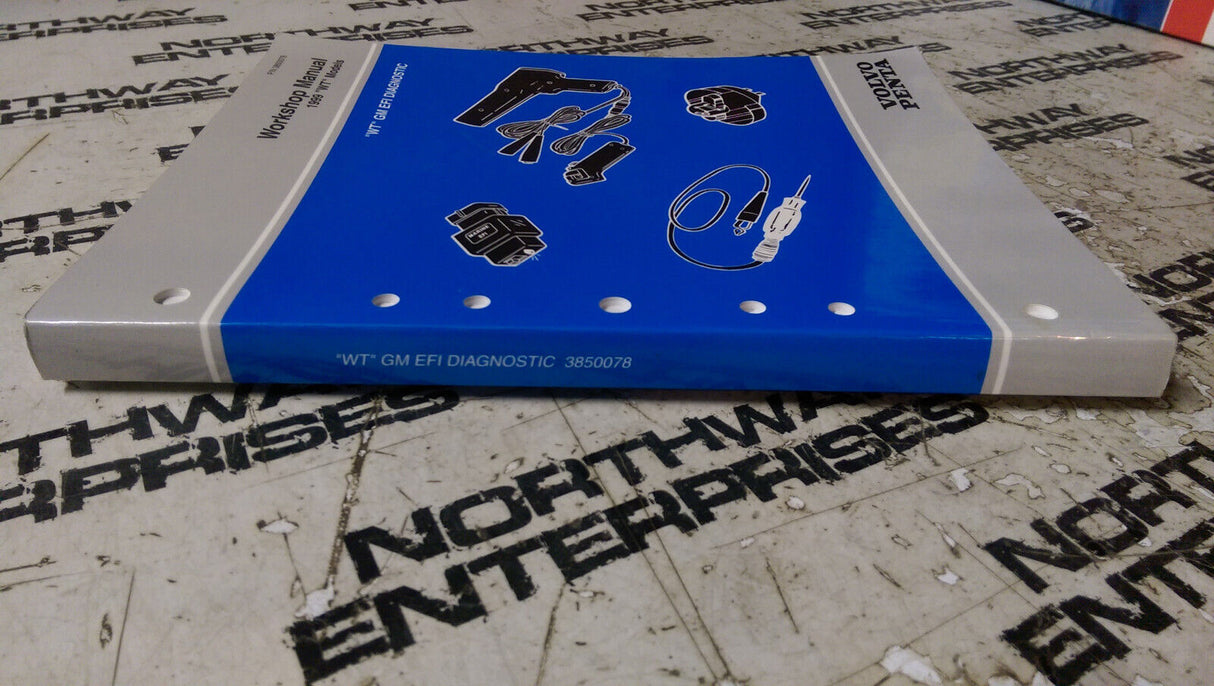 1999 Volvo Penta "WT" GM EFI Diagnostic Models OEM Workshop Manual P/N 3850078