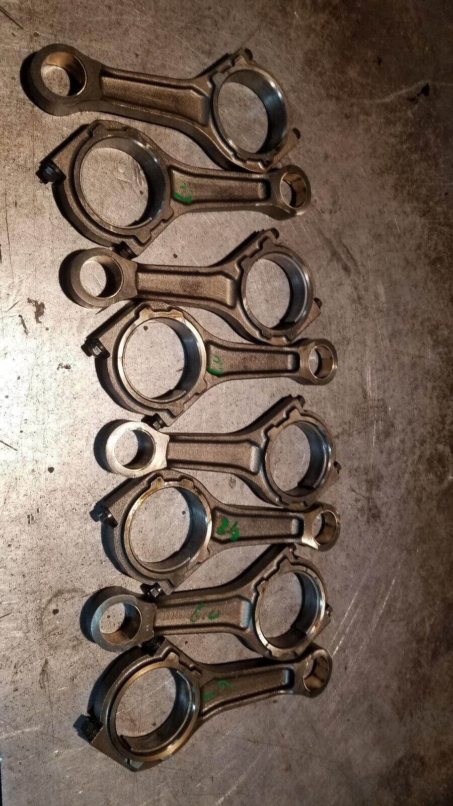 2003-2010 6.0l Powerstroke Used Connecting Rod Set of 8 1834675C1 r26