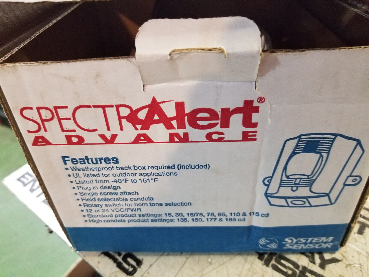 MIRCOM P2RKA 12/24V 2-Wire SpectrAlert Advance Horn/Strobe, Red