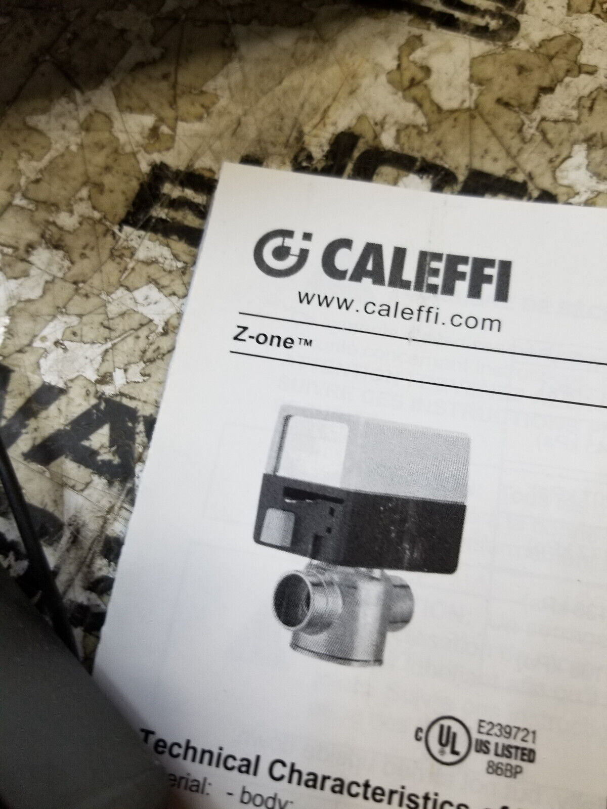 CALEFFI Z141000 24V Normally Open Actuator, 6" Wire