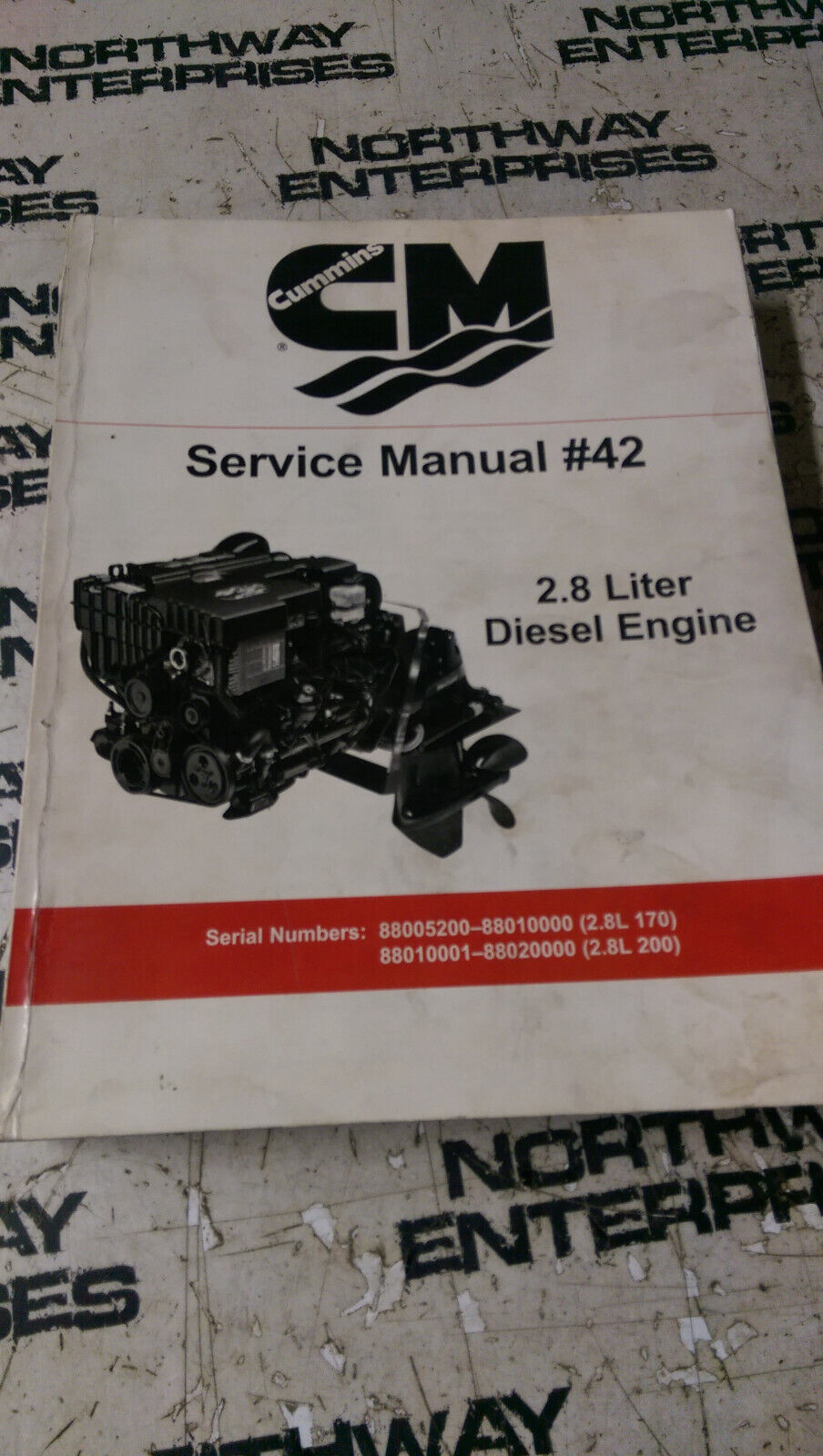 Cummins #42 2.8 Liter Diesel Engine Service Manual P/N 90-866025