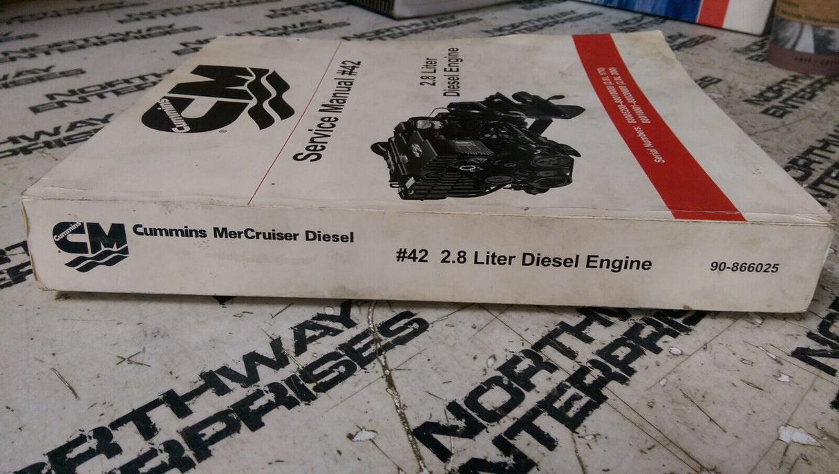 Cummins #42 2.8 Liter Diesel Engine Service Manual P/N 90-866025