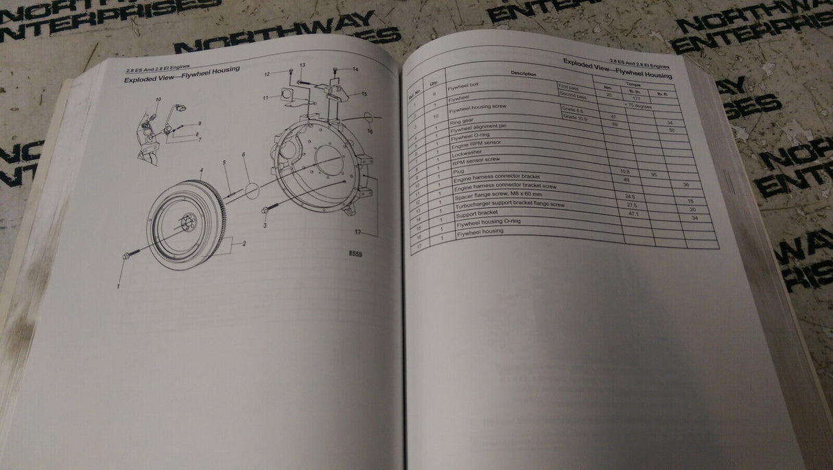 Cummins #42 2.8 Liter Diesel Engine Service Manual P/N 90-866025