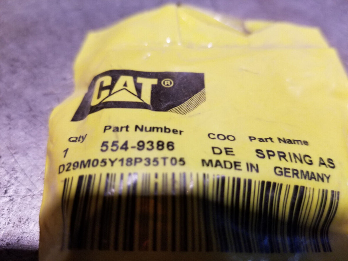 554-9386 Genuine OEM CATERPILLAR Solenoid and Pressure Reducing Valve Spring