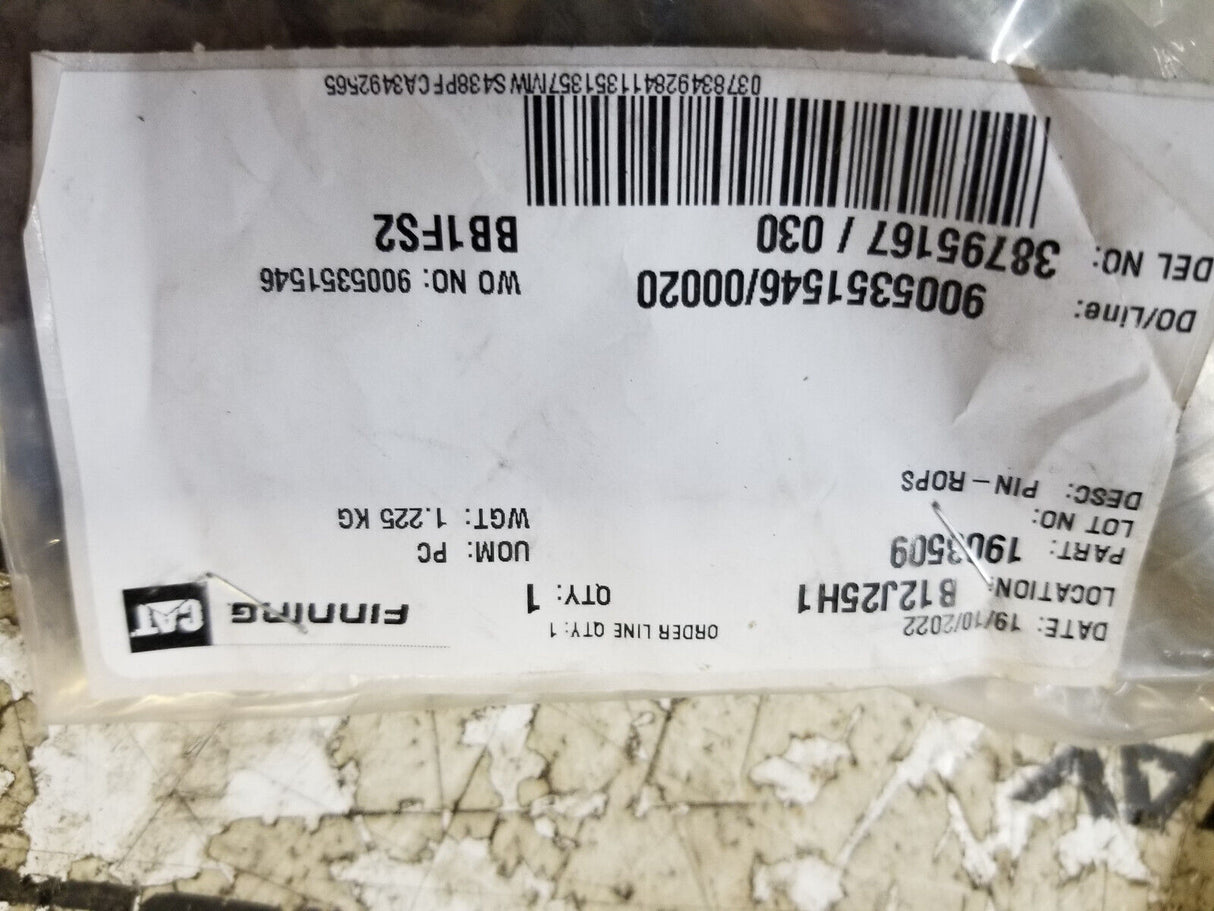 190-3509 CAT 34.75mm Outside Diameter ROPS Pin 193509