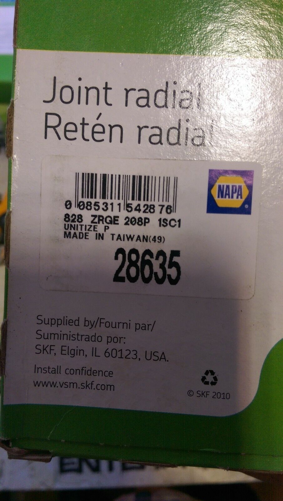 SKF USA 28635 Grease and Oil Seal