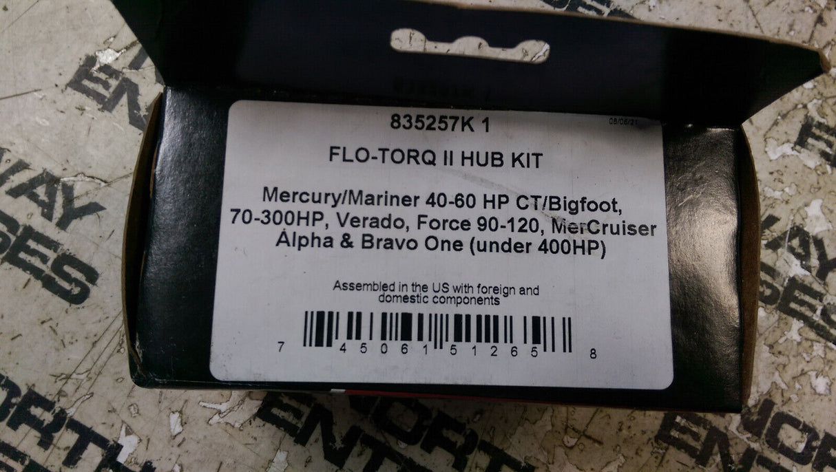 Mercury MerCruiser Alpha Propeller Hub KIT Flo-Torq 2 II # 835257K1 835257K-1