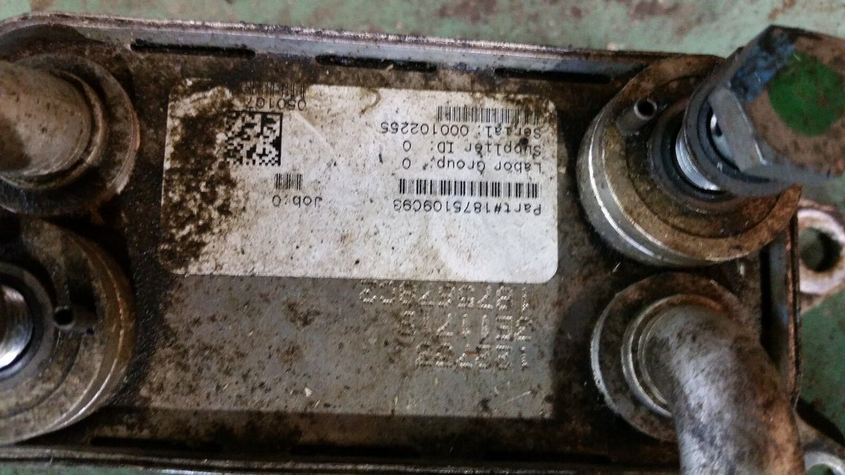 08-10 2008 6.4 Powerstroke Turbo Diesel International 6.4 Fuel Cooler 1875109C93