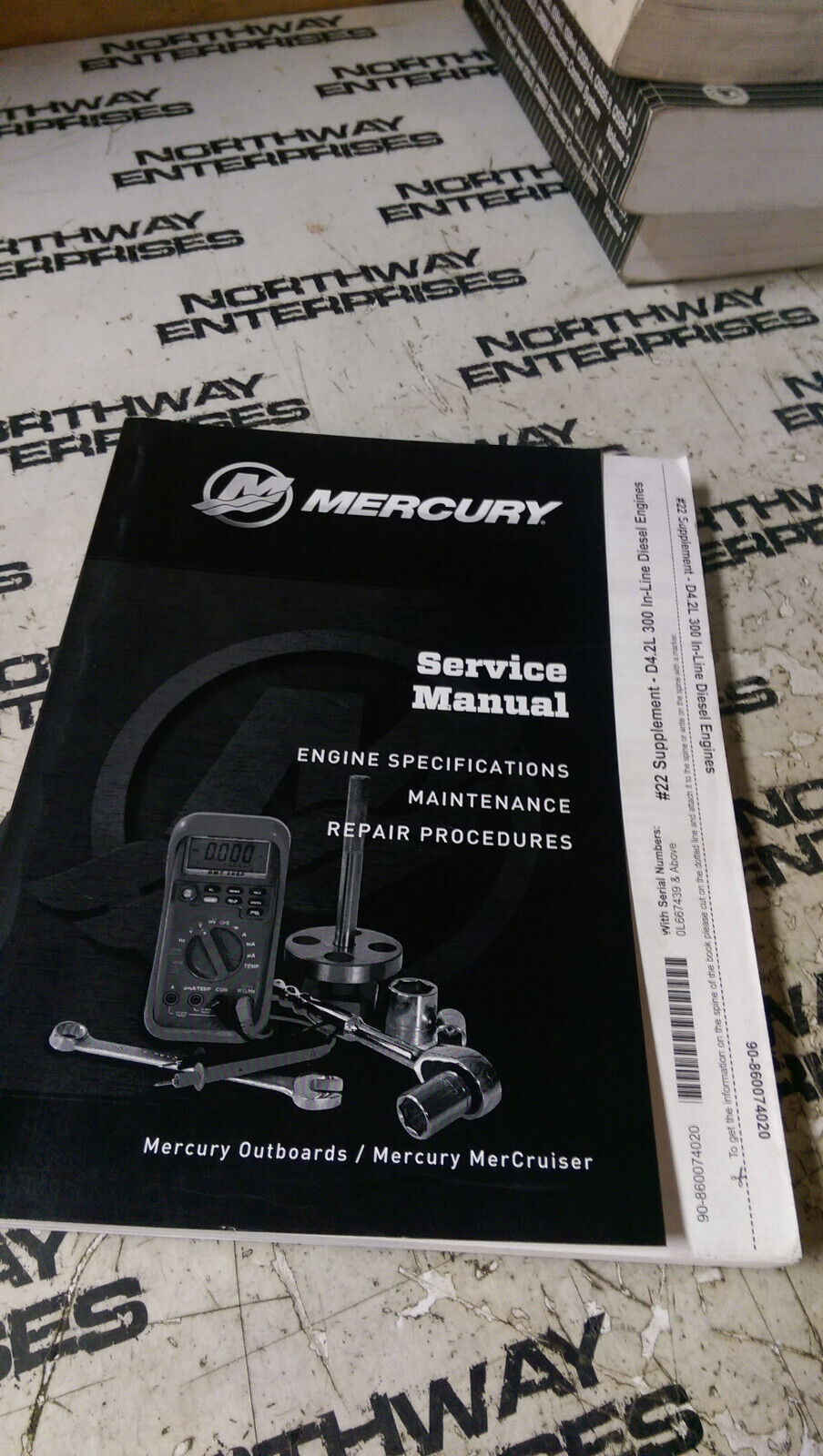 Mercury MerCruiser #22 D4.2L 300 Supplemental Service Manual 90-860074020