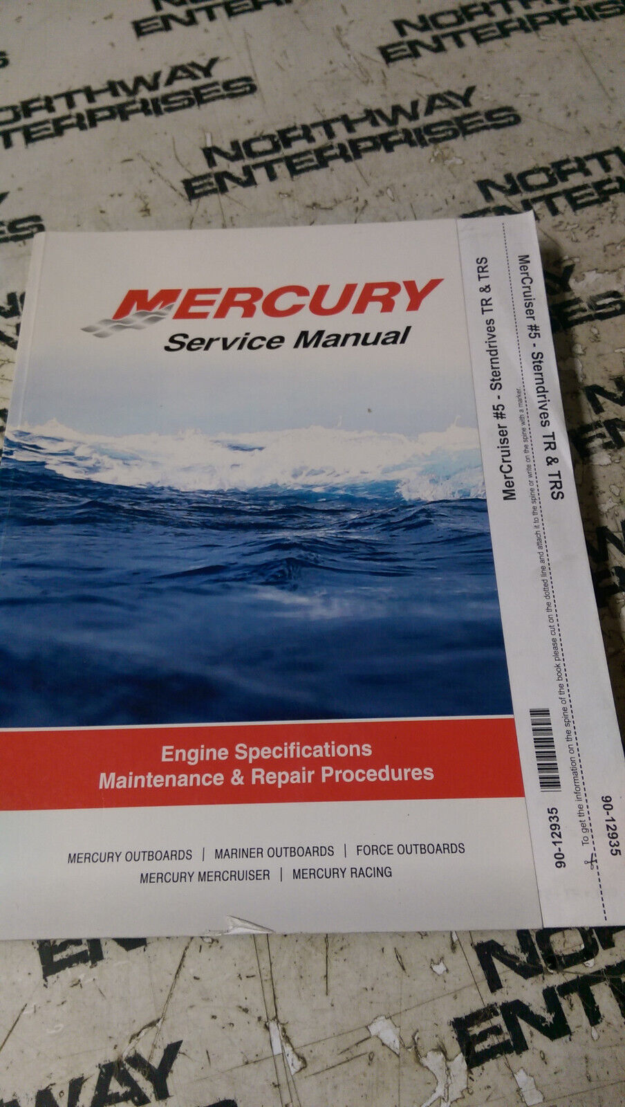 Mercury MerCruiser #5 Sterndrives TR & TRS Service Manual P/N 90-12935