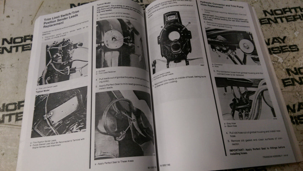 Mercury MerCruiser #5 Sterndrives TR & TRS Service Manual P/N 90-12935