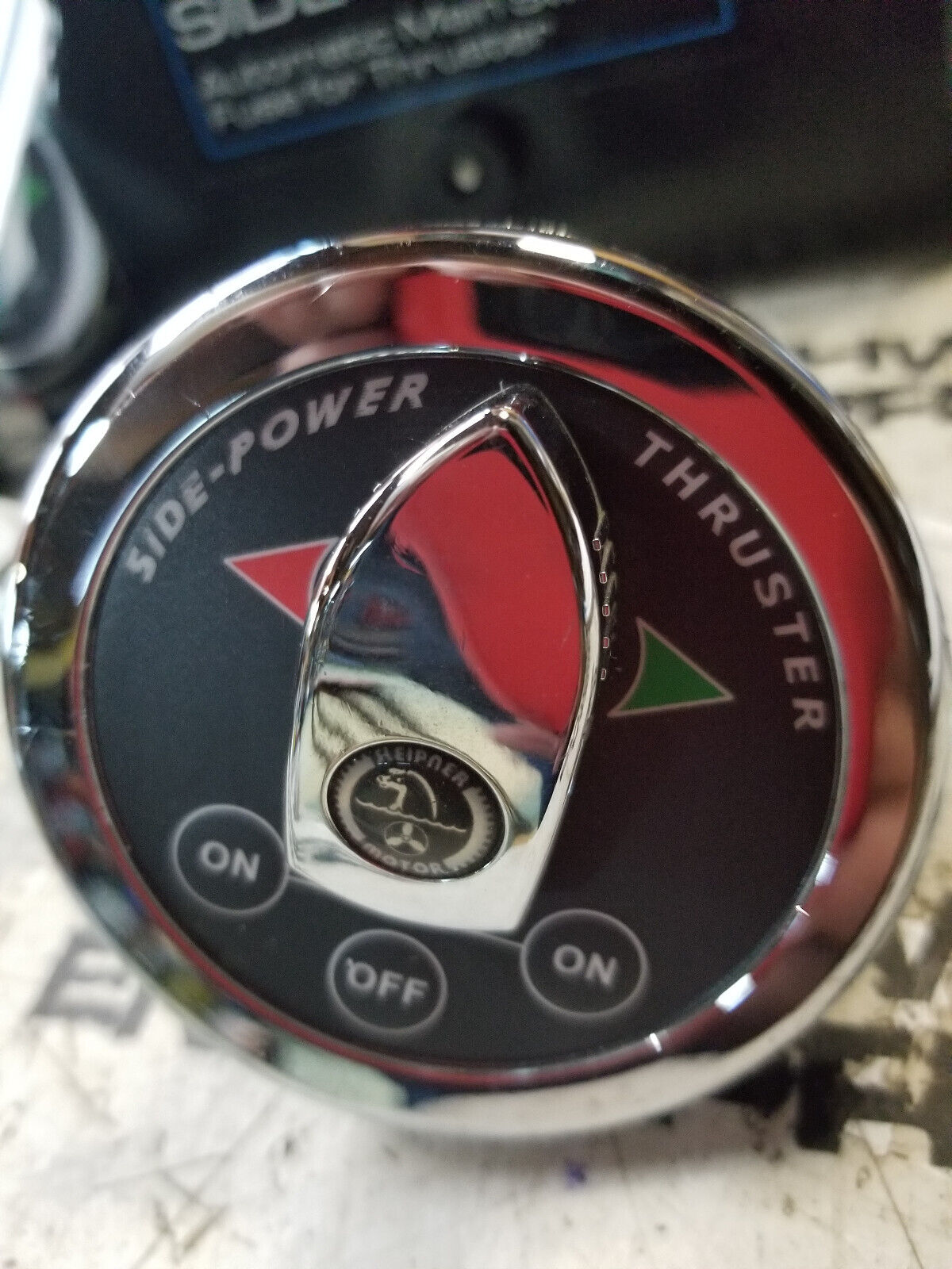 Side-Power SM8965 Round Boatpanel Thruster Control 8965