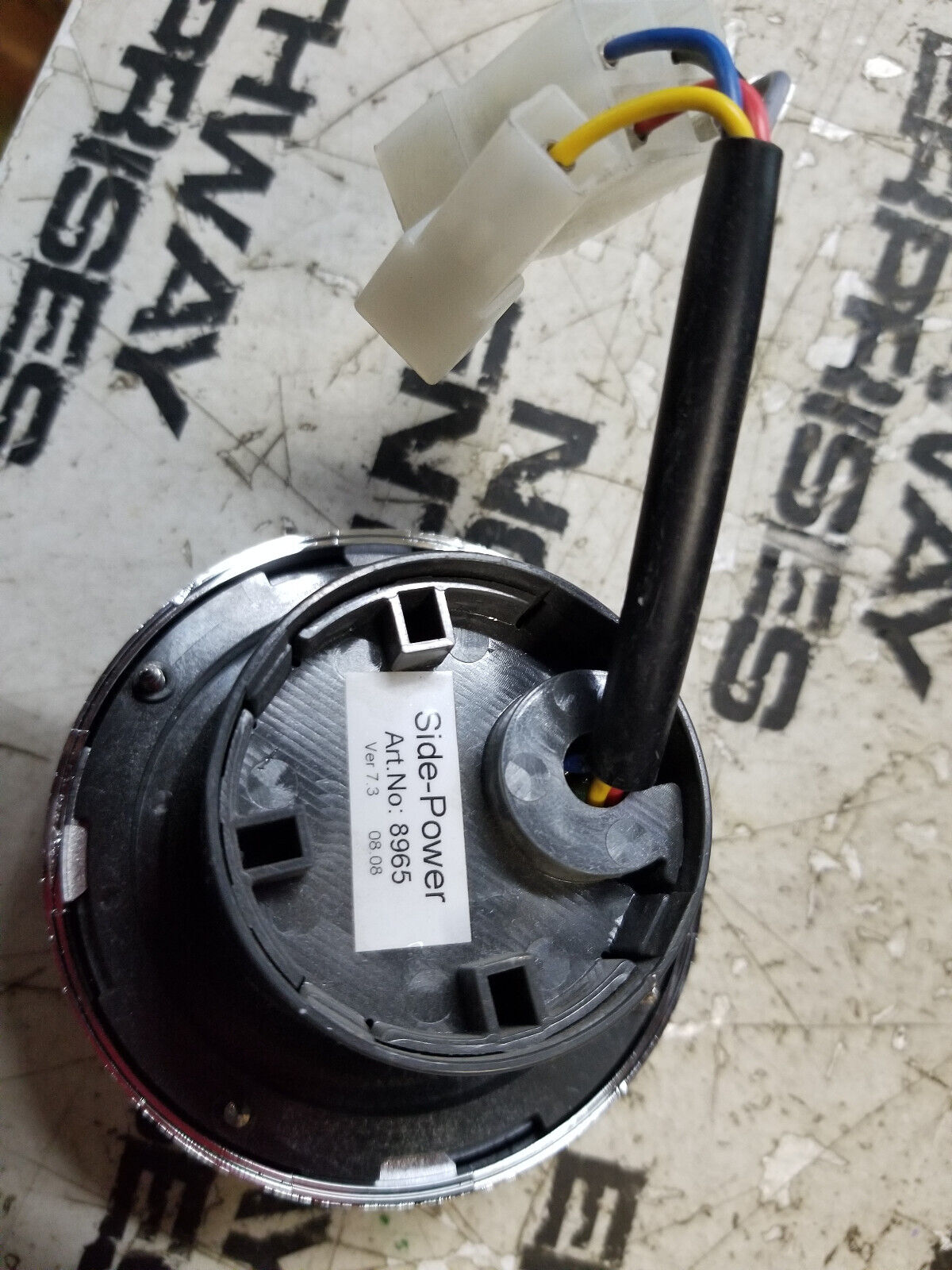 Side-Power SM8965 Round Boatpanel Thruster Control 8965