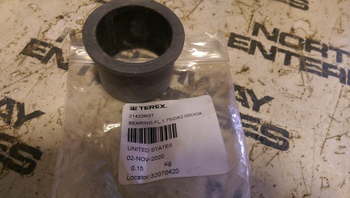 214226GT BEARING,FL,1.75IDX2.00ODX1.61L