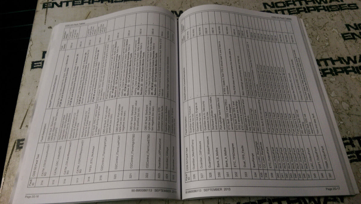 2013 Mercury MerCruiser #49 PCM 09 Diagnostic Manual P/N 90-8M0086113