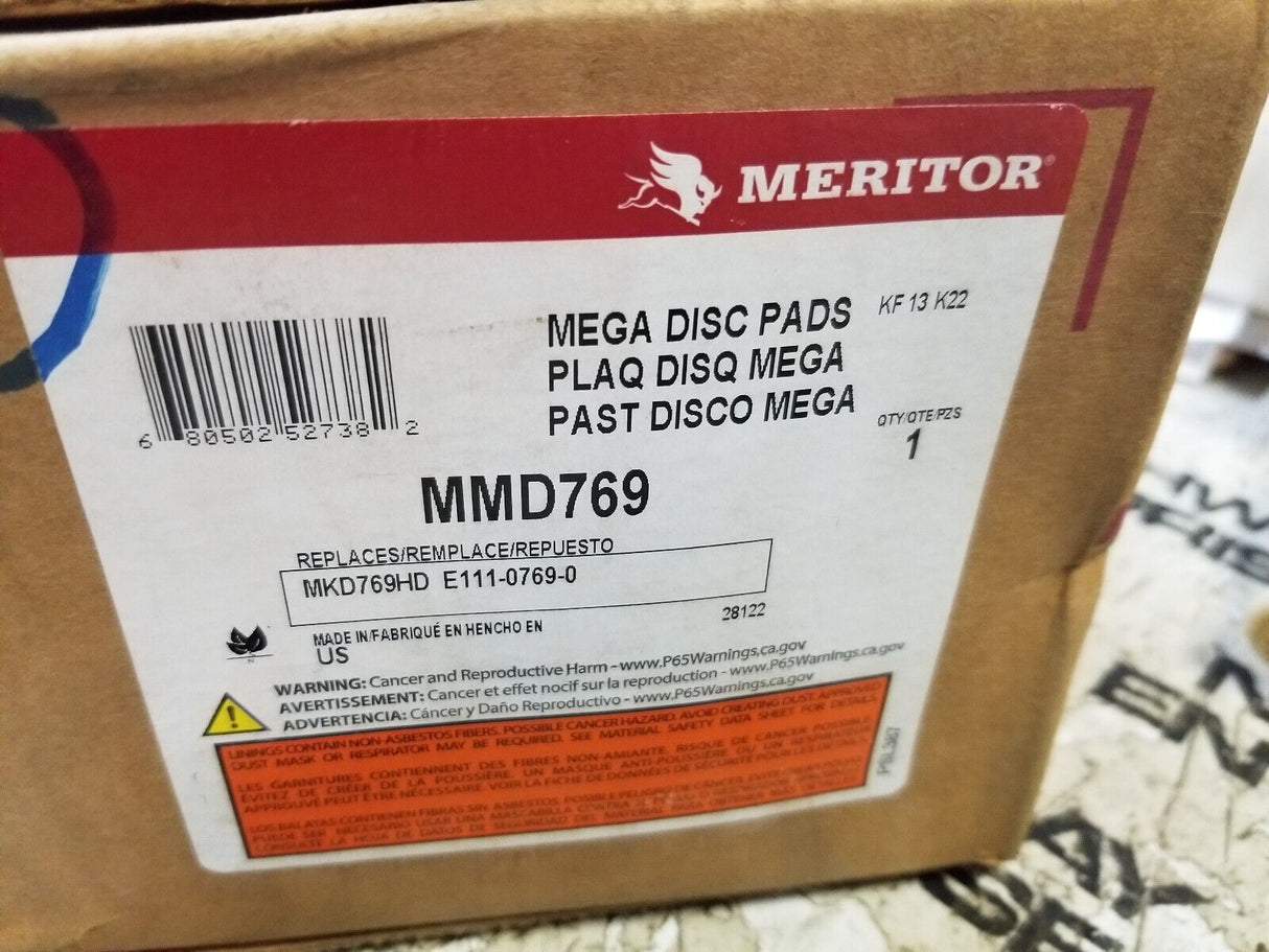 MMD769 MERITOR BRAKE PADS