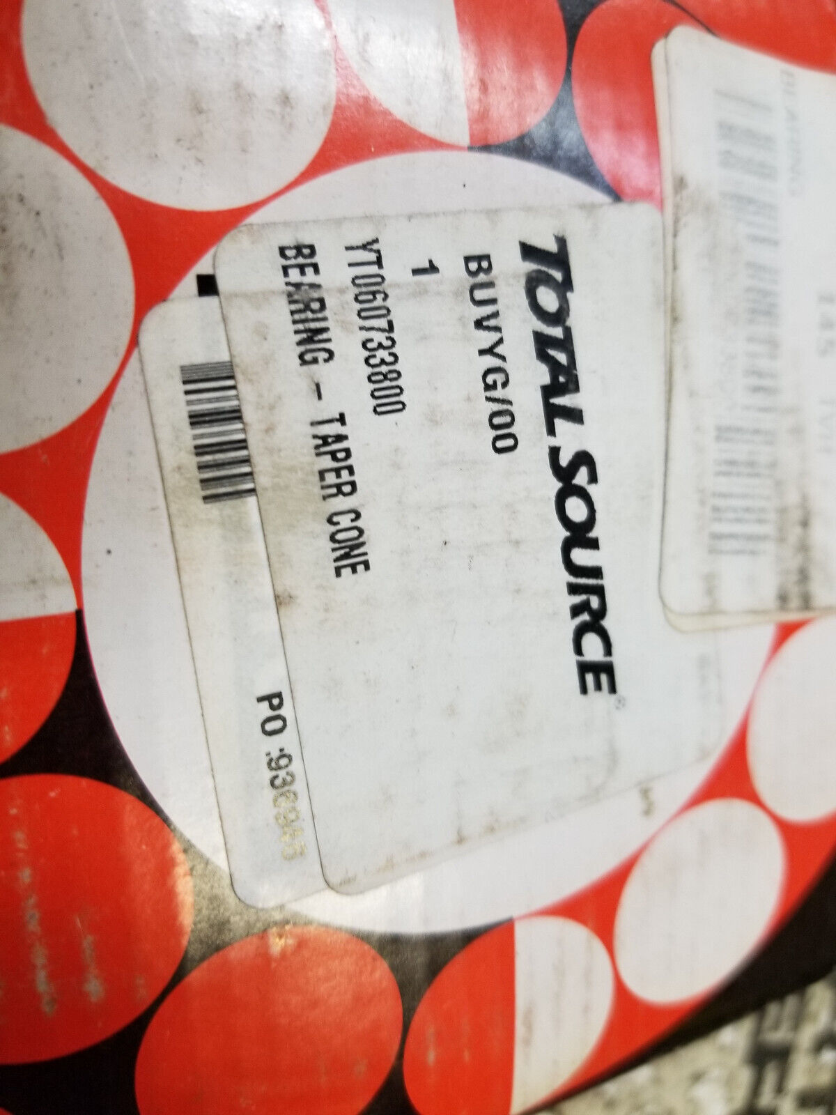 Yale YT060733800 : BEARING - TAPER CONE 060733800