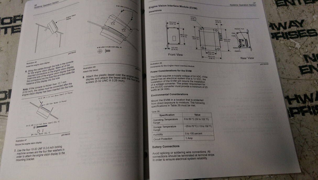 CATERPILLAR SENR5002-07 INSTALLATION GUIDE FOR MARINE ENGINE ELECTRONIC DISPLAYS