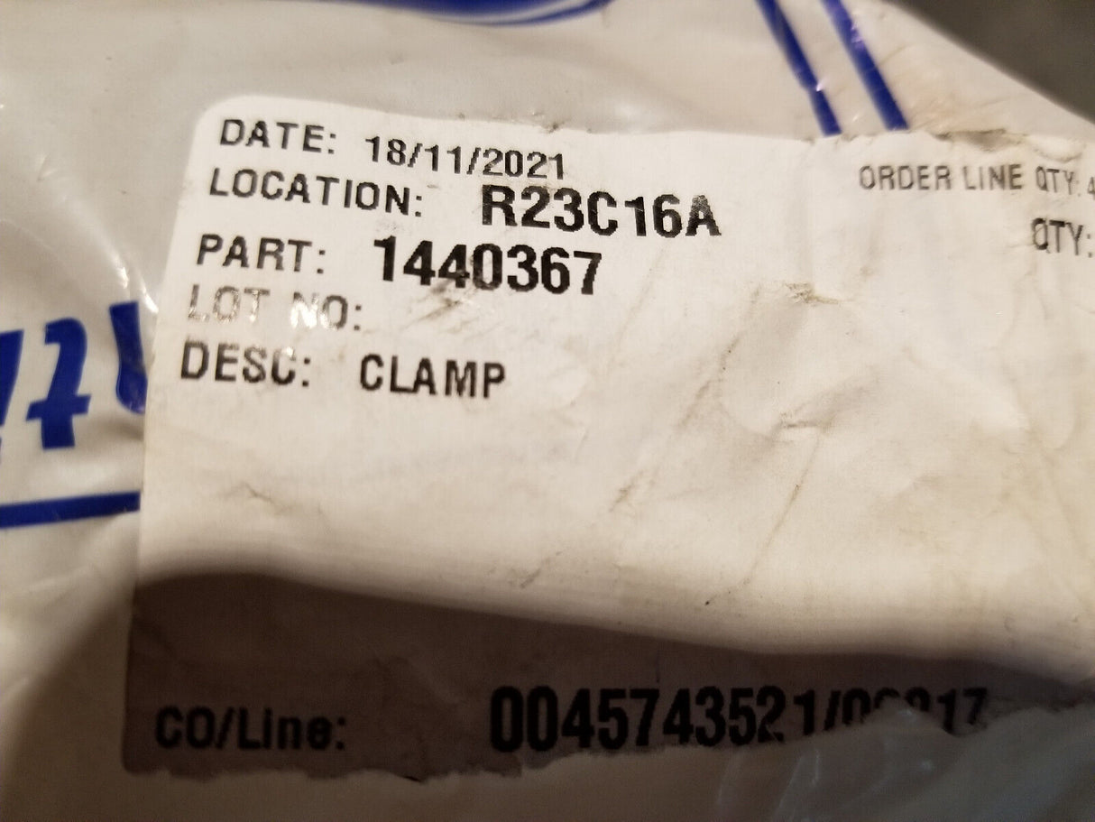 LOT OF 5 - 144-0367 CATERPILLAR Genuine OEM 70MM Diameter CLAMP