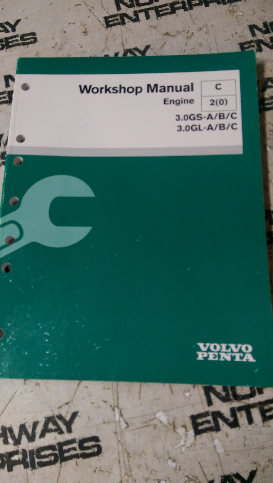 Volvo Penta Engine 3.0GS-A/B/C 3.0GL-A/B/C Workshop Manual 7743358