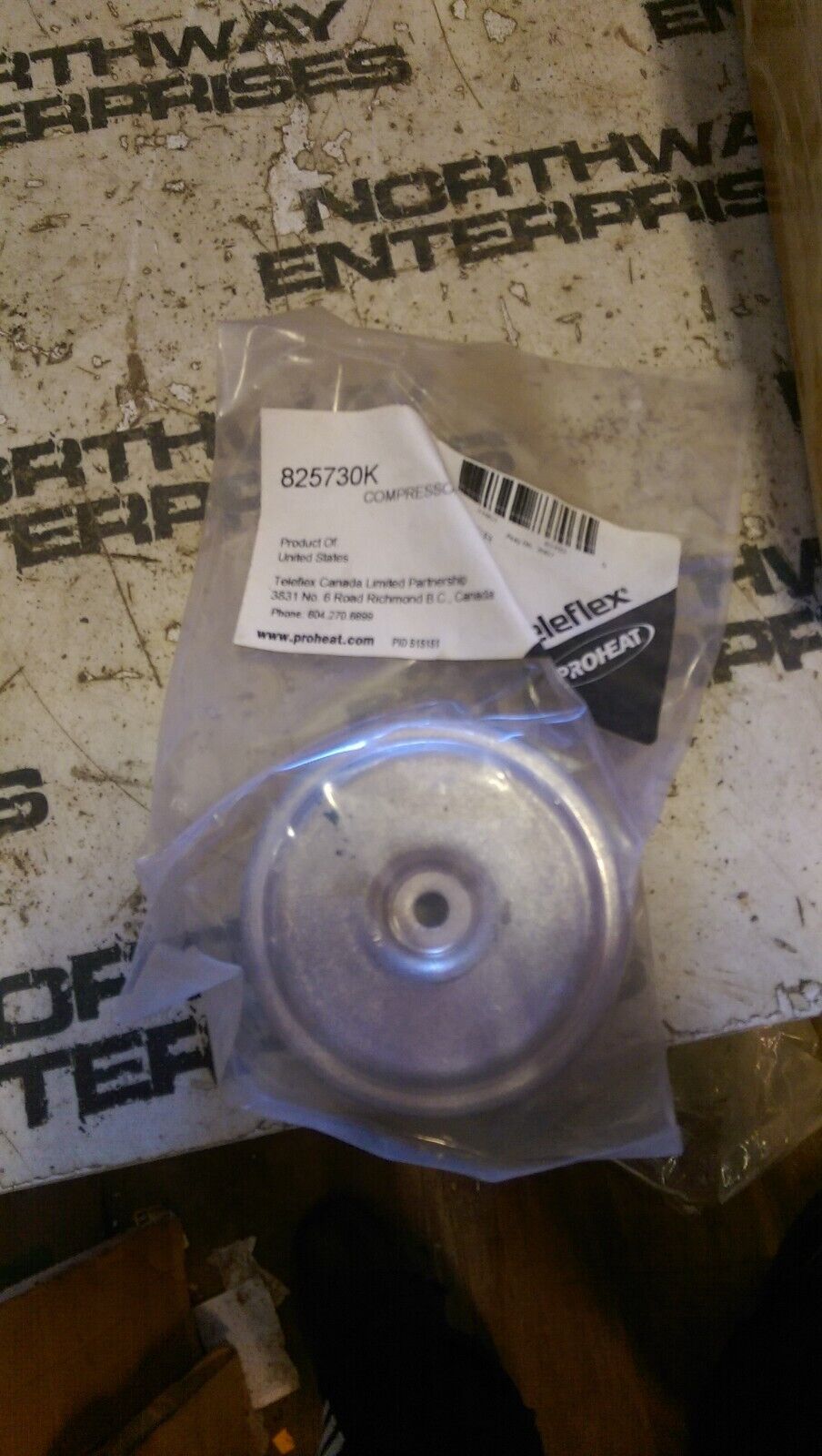 825730K TELEFLEX PROHEAT COMPRESSOR FILTER