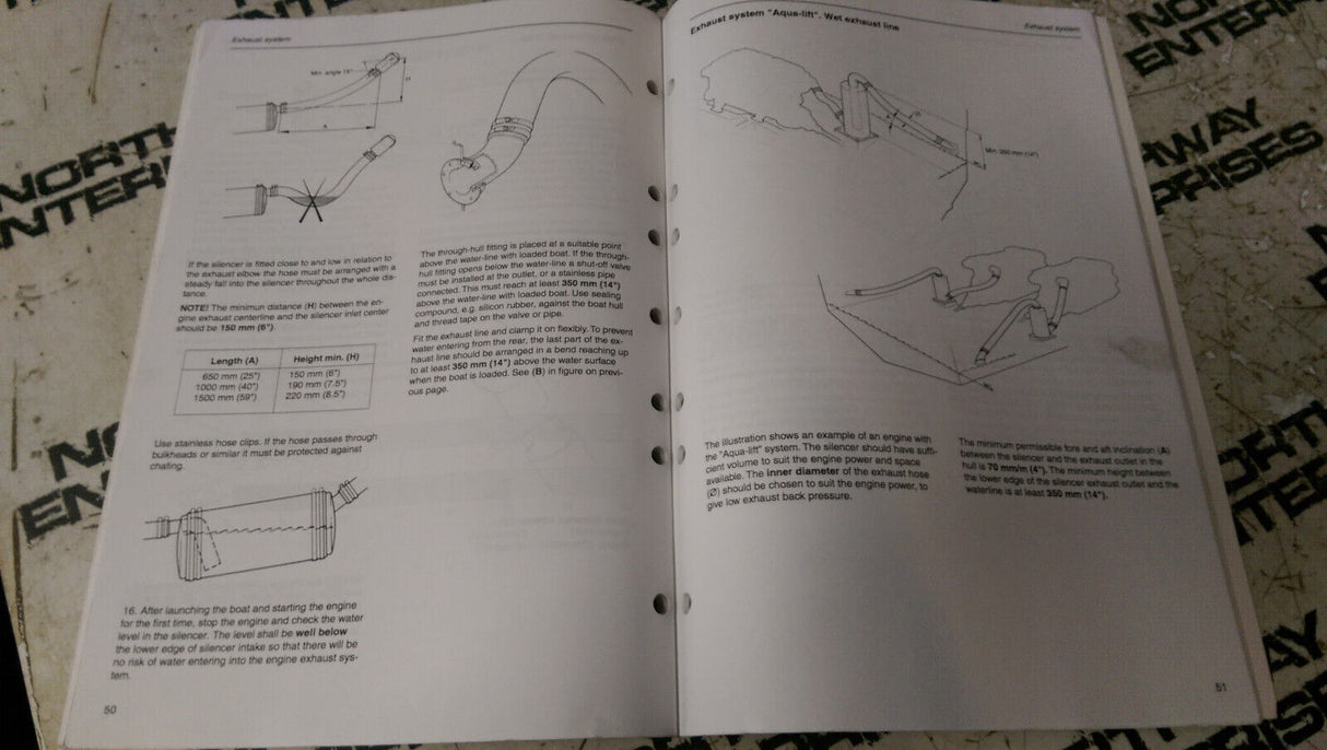 7738863-5 VOLVO PENTA INSTALLATION INBOARD MARINE DIESEL ENGINES 31-44 SERIES
