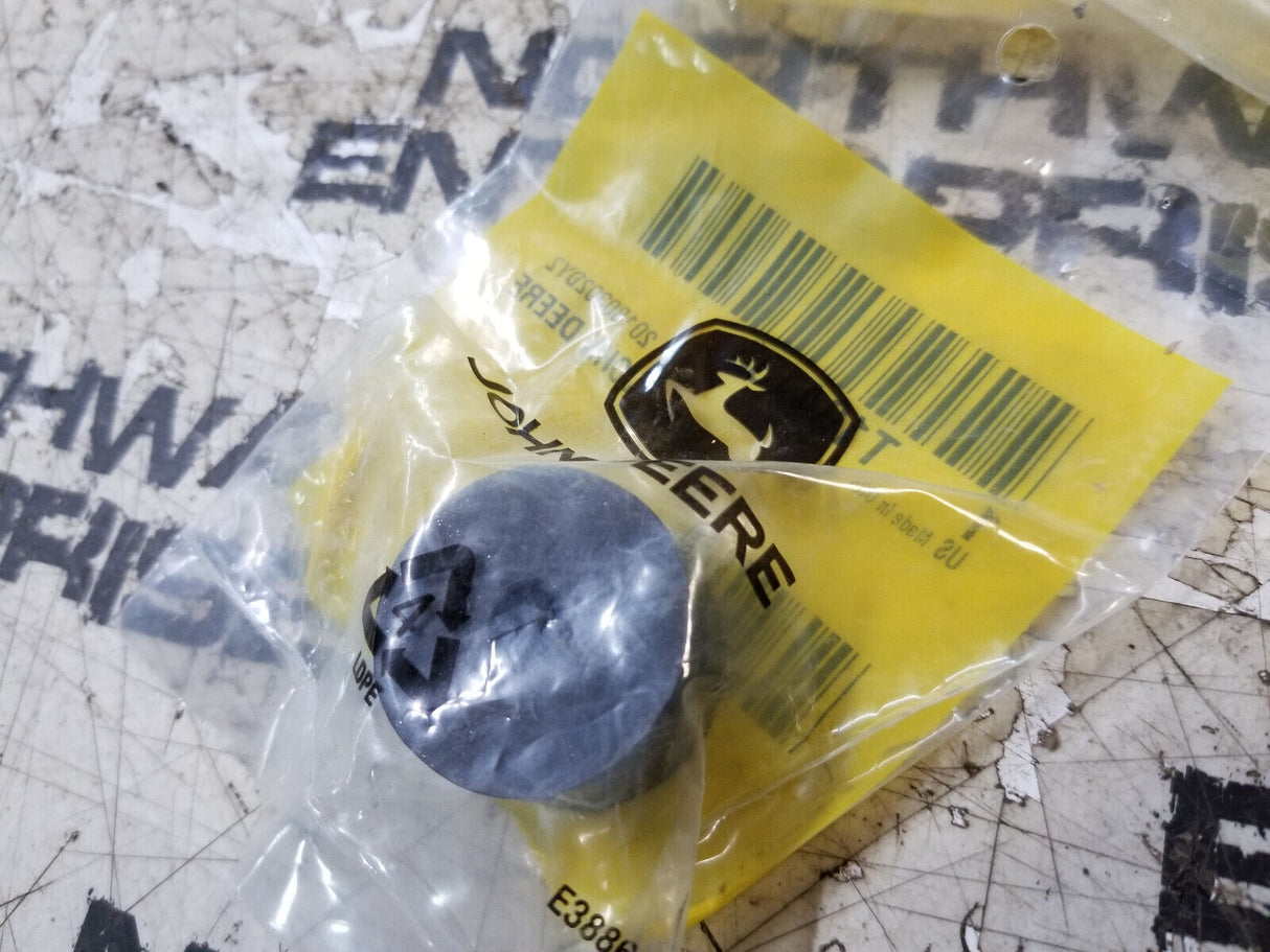 LOT OF 3PC - JOHN DEERE T184135 RUBBER BUMPER STOPPER