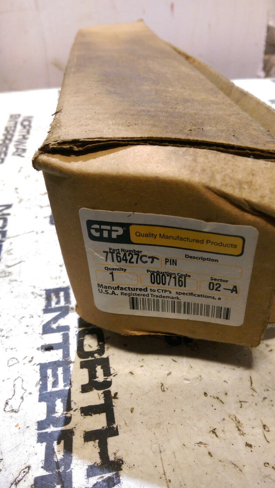 CTP CATERPILLAR 7T6427 PIN NEW