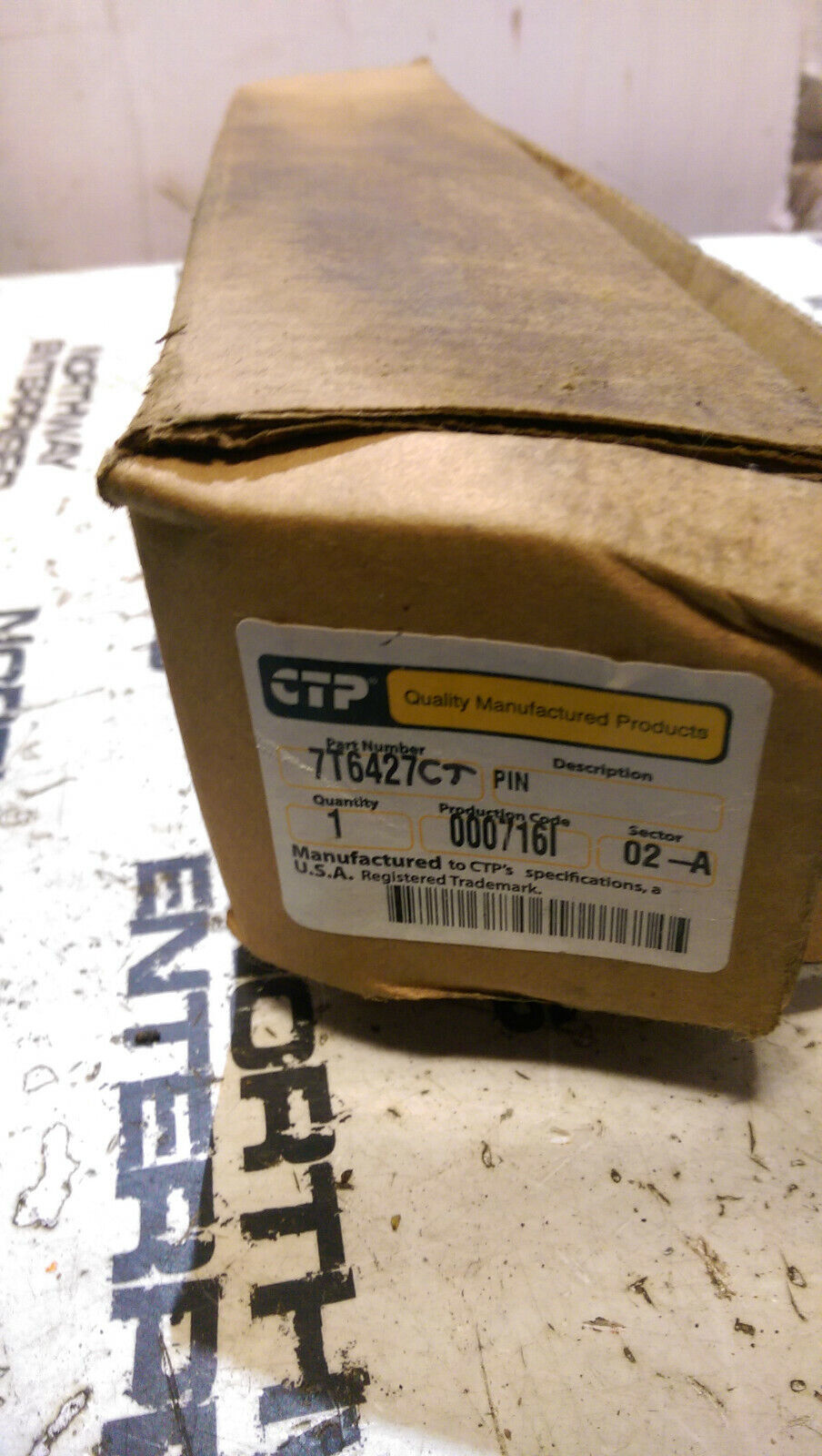 CTP CATERPILLAR 7T6427 PIN NEW