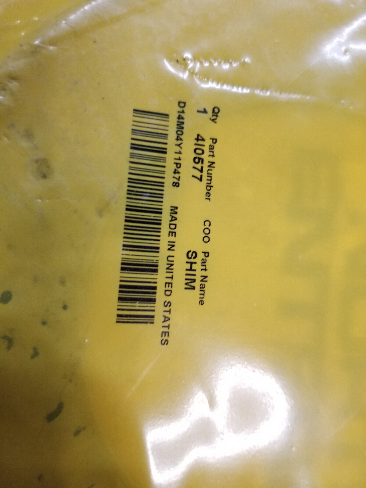 CAT 4I-0577 2mm Thick Shim 4I0577