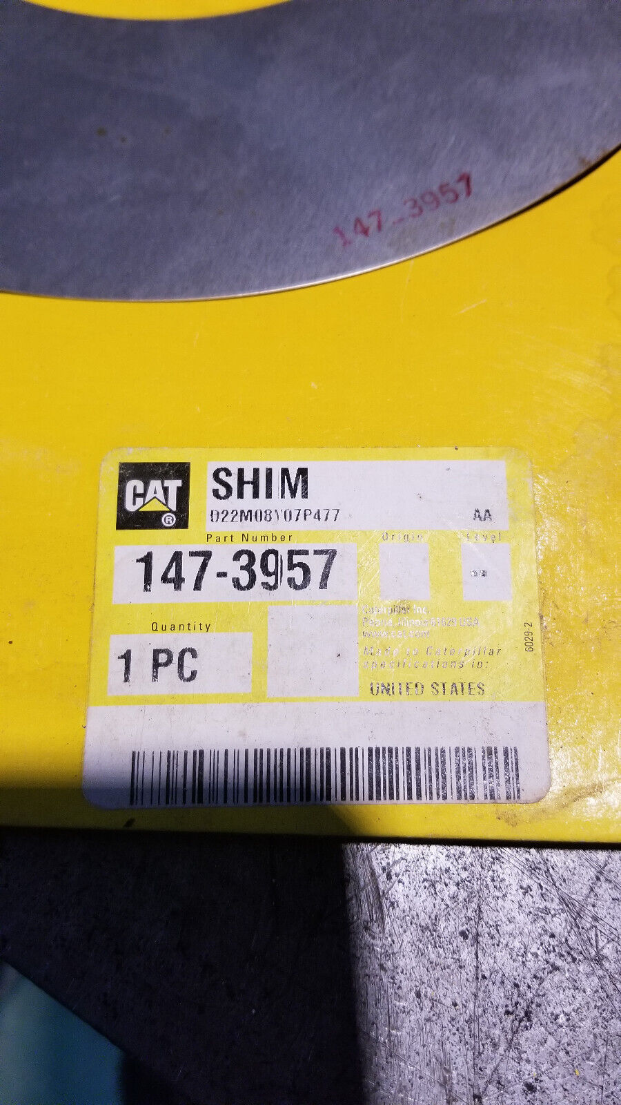147-3957 CATERPILLAR SHIM 1473957