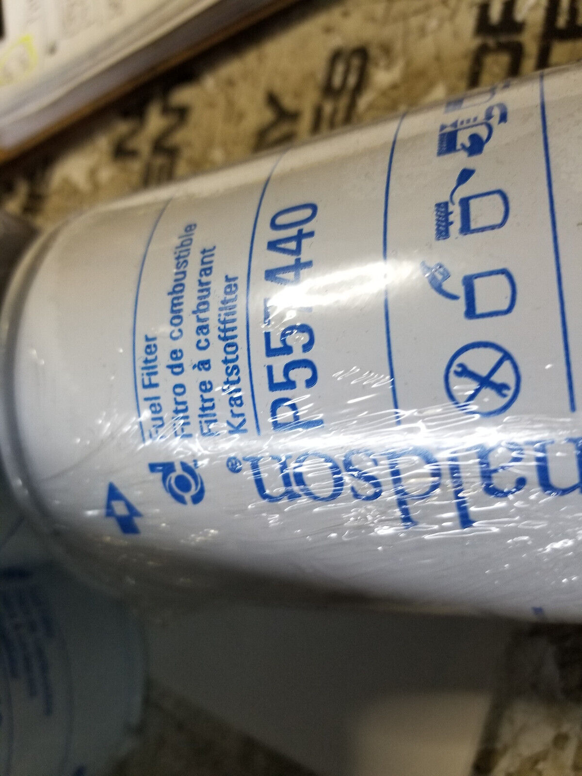 LOT OF 4PC - Donaldson Fuel Filter Spin-on- P557440