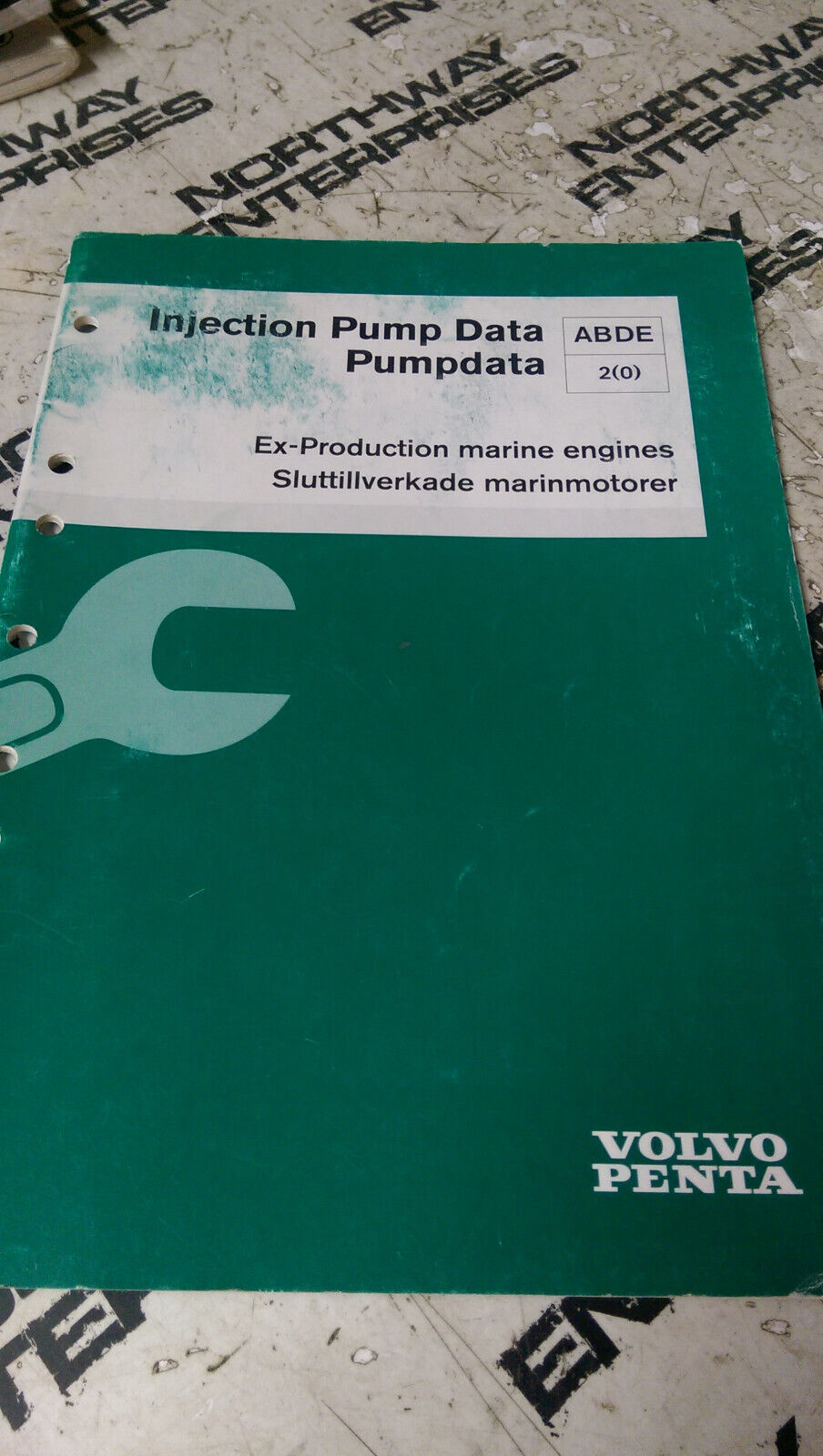 7738502-9 VOLVO PENTA INJECTION PUMP DATA EX-PRODUCTION MARINE ENGINES