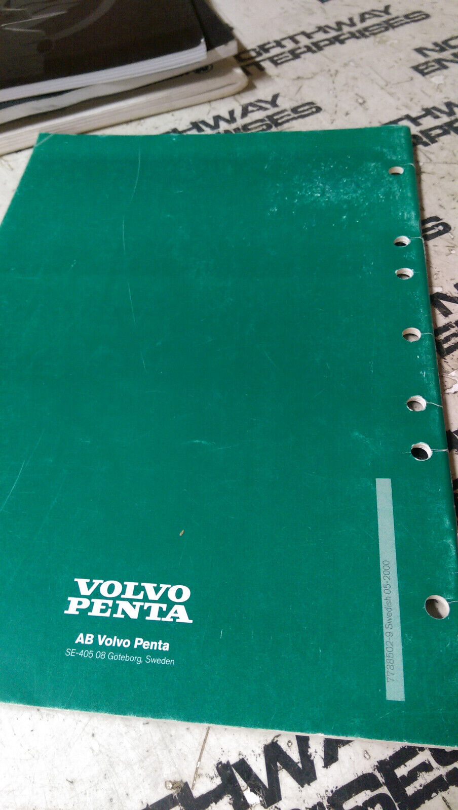 7738502-9 VOLVO PENTA INJECTION PUMP DATA EX-PRODUCTION MARINE ENGINES