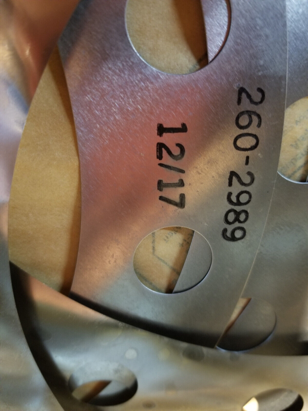 260-2989 CATERPILLAR Genuine OEM 1.6mm Thick Steel Shim Pack