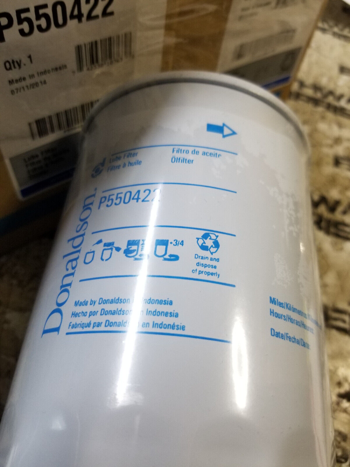 LOT OF 3PC - P550422 DONALDSON OIL FILTER