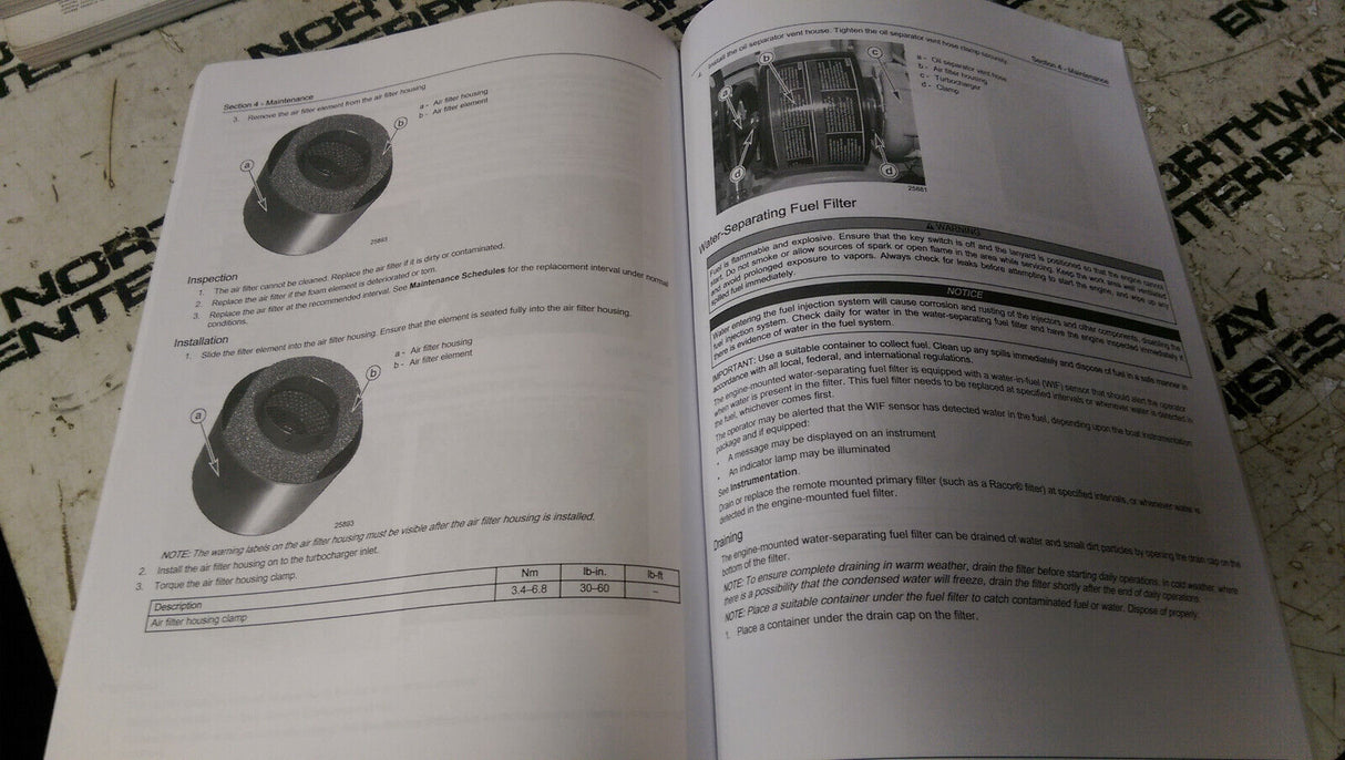 90-8M0133678 2.8L and 4.2L Diesel Engine Sterndrive Models Operation & Maint