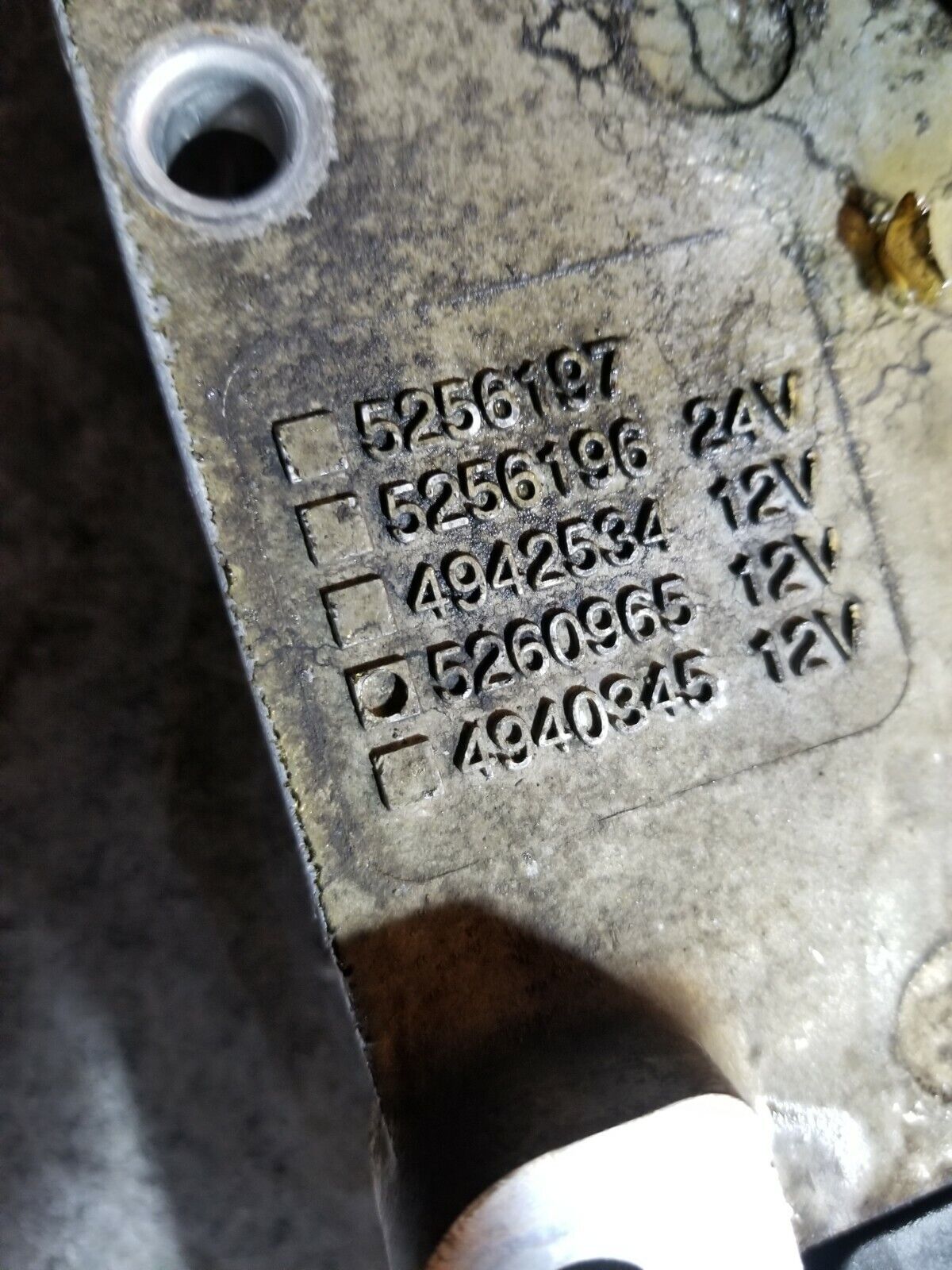 5260965 CUMMINS 6.7 6.7L INTAKE MANIFOLD GRID HEATER